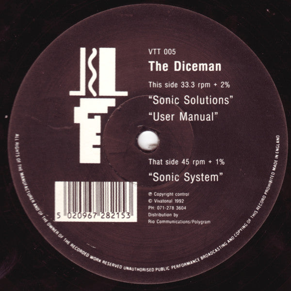 Sonic System Discogs cover art