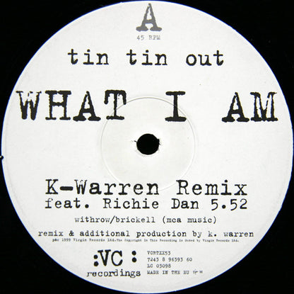 What I Am (Remixes) Discogs cover art