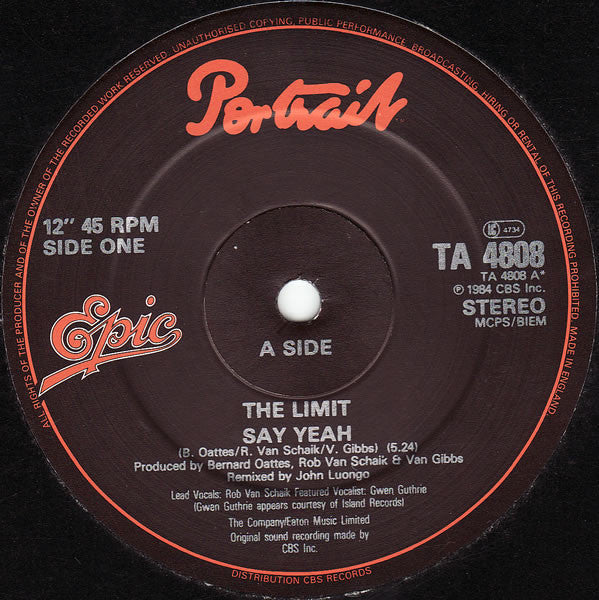 Say Yeah Discogs cover art