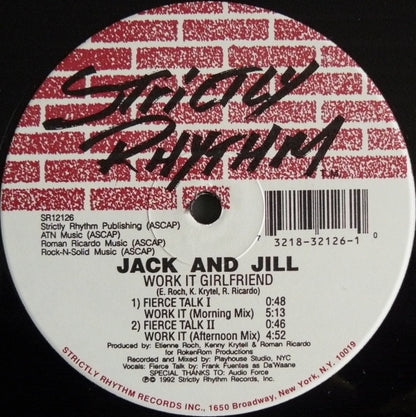 Work It Girlfriend Discogs cover art