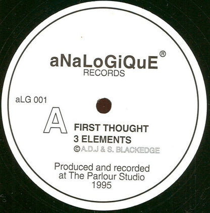 First Thought / Glow Discogs cover art