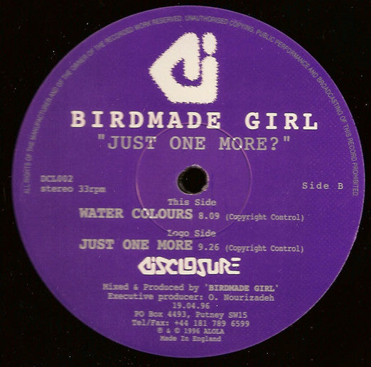 Just One More? Discogs cover art