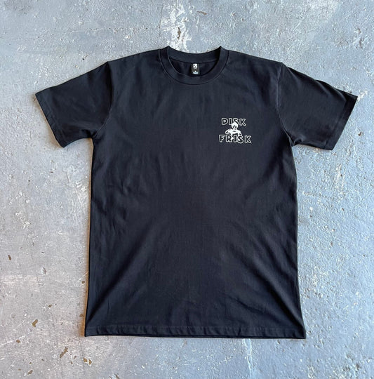 Disk Frisk Logo T-shirt - Black