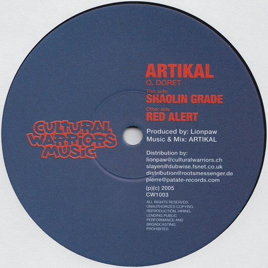 Shaolin Grade / Red Alert