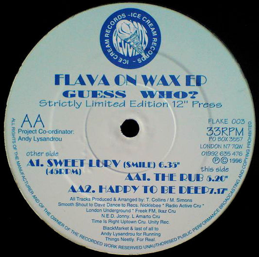 Flava On Wax EP