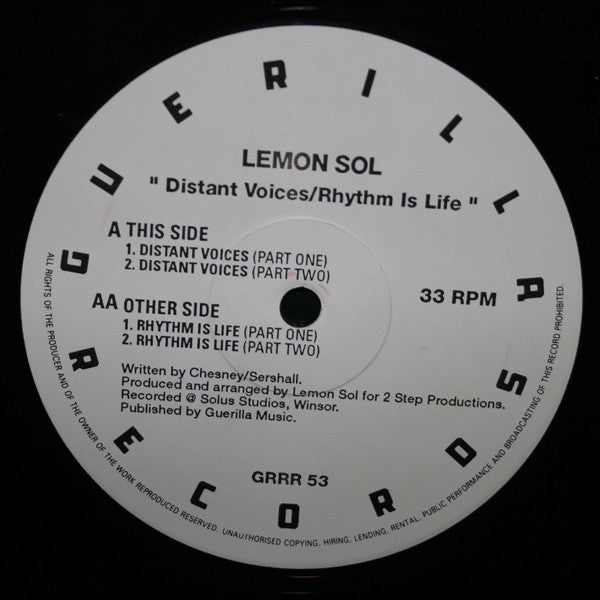 Distant Voices / Rhythm Is Life