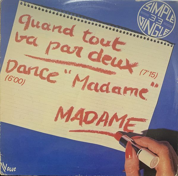 Quand Tout Va Par Deux