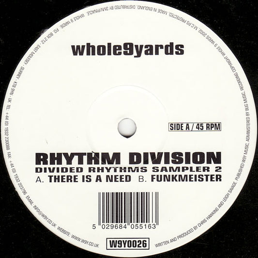 Divided Rhythms Sampler 2