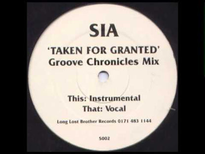 Sia - Taken For Granted (Groove Chronicles Mix)