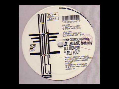 Tony Carrasco Presents Lee Leblanc Featuring DJ Lionetti - I Fell You