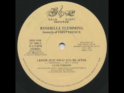 Rochelle Fleming - I Know Just What You're After