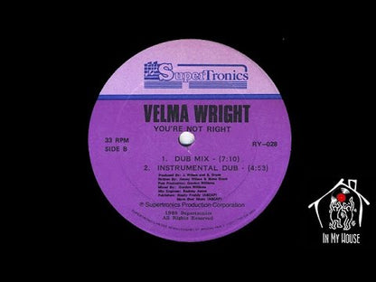 Velma Wright - You're Not Right