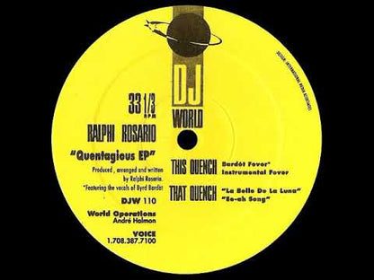 Ralphi Rosario - Quentagious EP