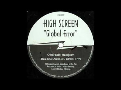 High Screen - Global Error