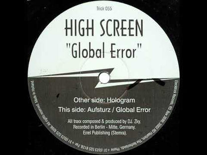 High Screen - Global Error